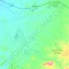 Topografische kaart Arahal, hoogte, reliëf