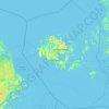 Topografische kaart Ålandseilanden, hoogte, reliëf