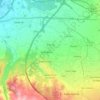 Topografische kaart Vegas del Genil, hoogte, reliëf