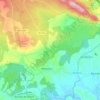 Topografische kaart Monsanto, hoogte, reliëf