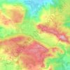Topografische kaart Barx, hoogte, reliëf