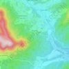 Topografische kaart Neubois, hoogte, reliëf