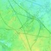 Topografische kaart Mortsel, hoogte, reliëf