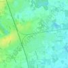 Topografische kaart Lint, hoogte, reliëf