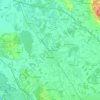 Topografische kaart Kevelaer, hoogte, reliëf