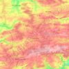Topografische kaart Florennes, hoogte, reliëf