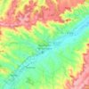 Topografische kaart Beaumont-de-Lomagne, hoogte, reliëf