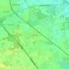 Topografische kaart Oirlo, hoogte, reliëf