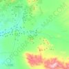 Topografische kaart Orce, hoogte, reliëf