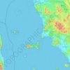 Topografische kaart LI, hoogte, reliëf