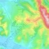 Topografische kaart Belmont-Bretenoux, hoogte, reliëf