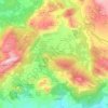 Topografische kaart Alfarnate, hoogte, reliëf