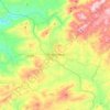 Topografische kaart Alcalá la Real, hoogte, reliëf