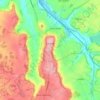 Topografische kaart Langres, hoogte, reliëf