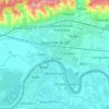 Topografische kaart Slavonski Brod, hoogte, reliëf