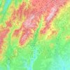 Topografische kaart Castril, hoogte, reliëf