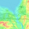 Topografische kaart Peschiera del Garda, hoogte, reliëf