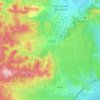 Topografische kaart Lirac, hoogte, reliëf