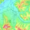 Topografische kaart Sebeș, hoogte, reliëf