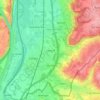 Topografische kaart Eijsden, hoogte, reliëf