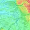 Topografische kaart Vlodrop, hoogte, reliëf