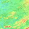 Topografische kaart Tessenderlo, hoogte, reliëf