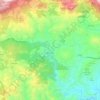 Topografische kaart Riogordo, hoogte, reliëf