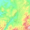 Topografische kaart Ronda, hoogte, reliëf