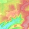 Topografische kaart Ternat, hoogte, reliëf