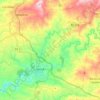 Topografische kaart Sertã, hoogte, reliëf