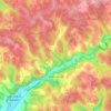 Topografische kaart Montcabrier, hoogte, reliëf