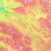 Topografische kaart Gramat, hoogte, reliëf