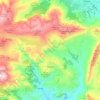 Topografische kaart Tàrbena, hoogte, reliëf