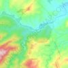 Topografische kaart Guaro, hoogte, reliëf
