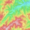 Topografische kaart Sainte-Marie-aux-Mines, hoogte, reliëf