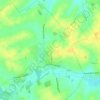 Topografische kaart Branchon, hoogte, reliëf