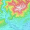 Topografische kaart Valdobbiadene, hoogte, reliëf