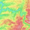 Topografische kaart Aywaille, hoogte, reliëf