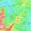Topografische kaart Sanem, hoogte, reliëf