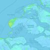 Topografische kaart Schouwen-Duiveland, hoogte, reliëf