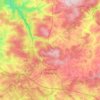 Topografische kaart Libramont-Chevigny, hoogte, reliëf