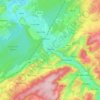 Topografische kaart Hotton, hoogte, reliëf