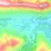 Topografische kaart Benigembla, hoogte, reliëf